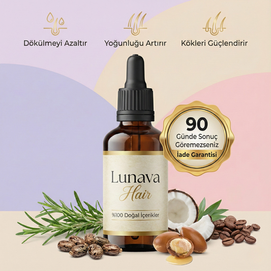 Lunava Hair – Premium Doğal Saç Uzatma Yağı
