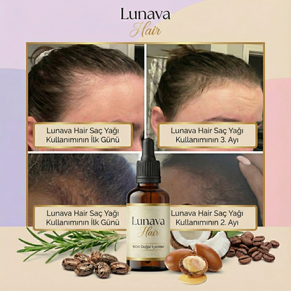 Lunava Hair – Premium Doğal Saç Uzatma Yağı